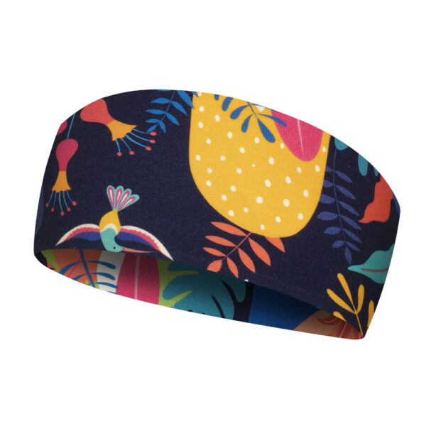 Opaska lekka do biegania bawełniana kolibry