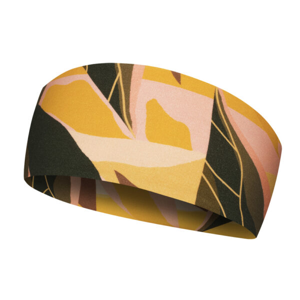 Opaska lekka do biegania bawełniana  jesienne liście