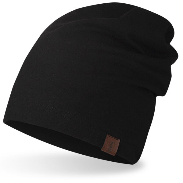 Czapka cienka bawełniana czarna