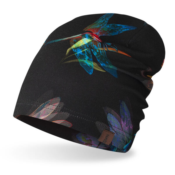 Czapka cienka bawełniana ważki