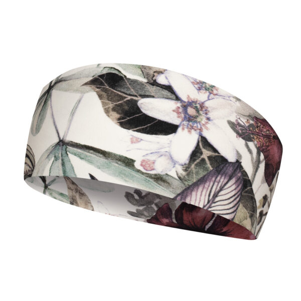 Opaska lekka do biegania bawełniana  hawajskie kwiaty