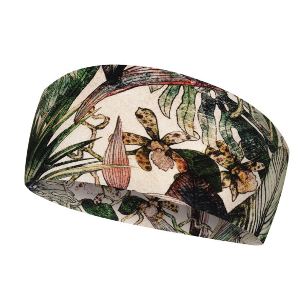 Opaska lekka do biegania bawełniana  gepardy