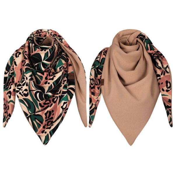 Chusta gruba dwustronna kolorowa, Brazylia-beż