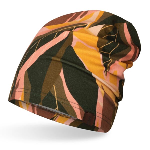 Czapka bawełniana jesienne liście