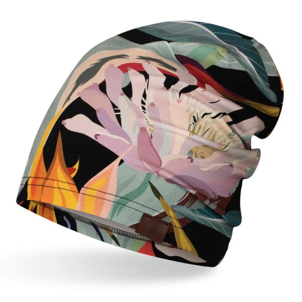 Czapka bawełniana kalie