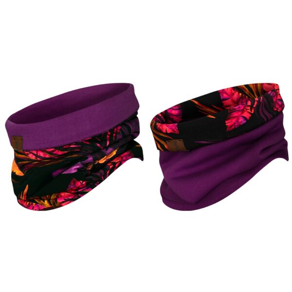 Tuba, komin dwustronny, purpurowe liście - fiolet