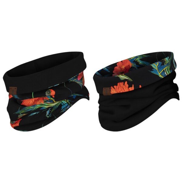 Tuba, komin dwustronny, maki- czarny