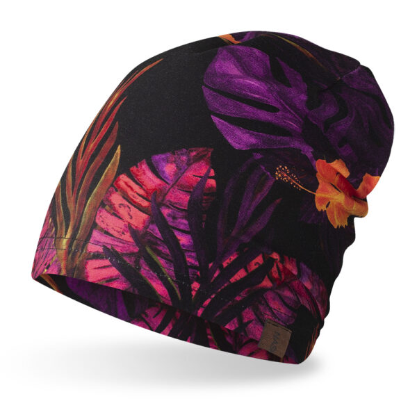 Czapka cienka bawełniana purpura