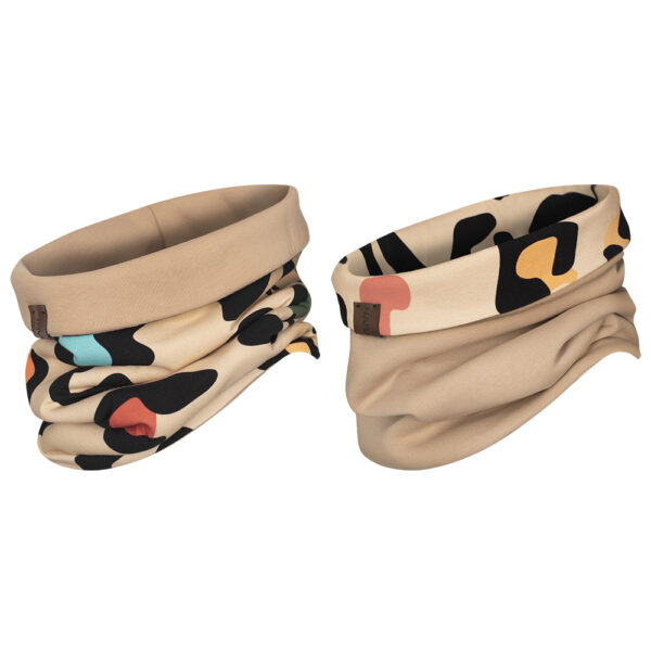 Tuba, komin dwustronny, gepard-beż