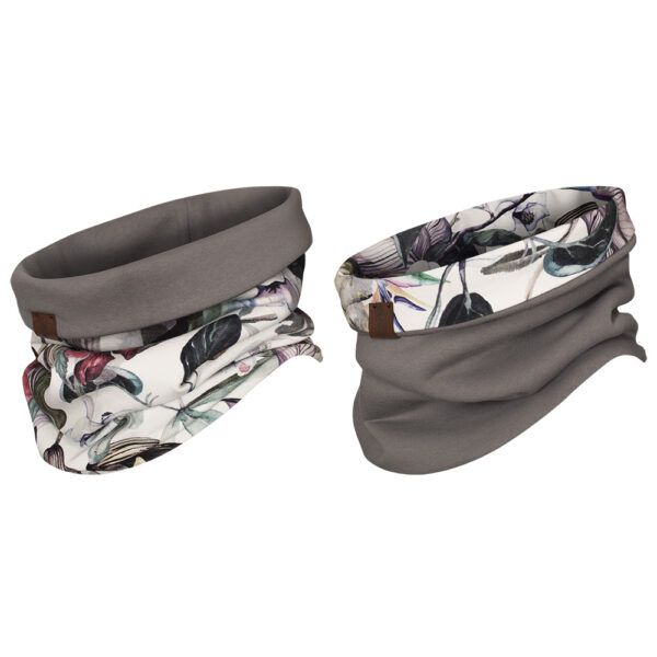 Tuba, komin dwustronny, hawajskie kwiaty-popiel