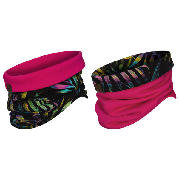 Tuba, komin dwustronny, palma-malina