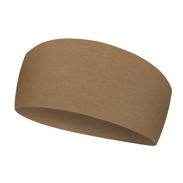 opaska lekka do biegania bawełniana  karmelowa