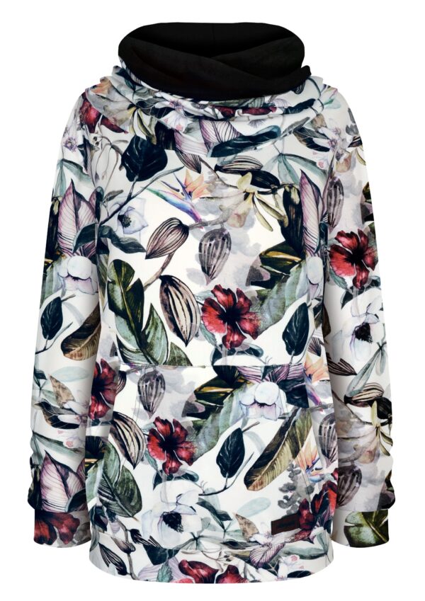 Bluza Mega Hoodi, hawajskie kwiaty