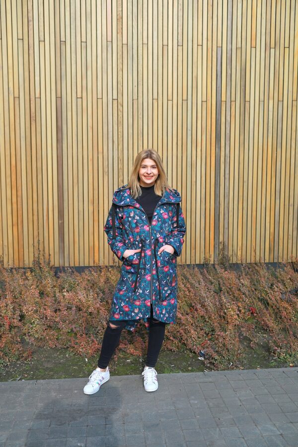 Parka z przedłużonym tyłem Francja