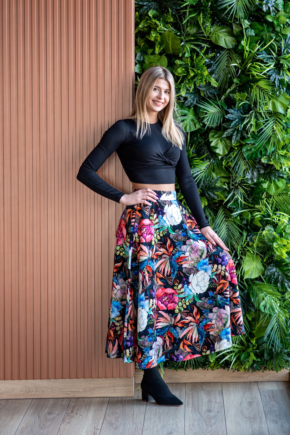 Spódnica Flora Piwonie