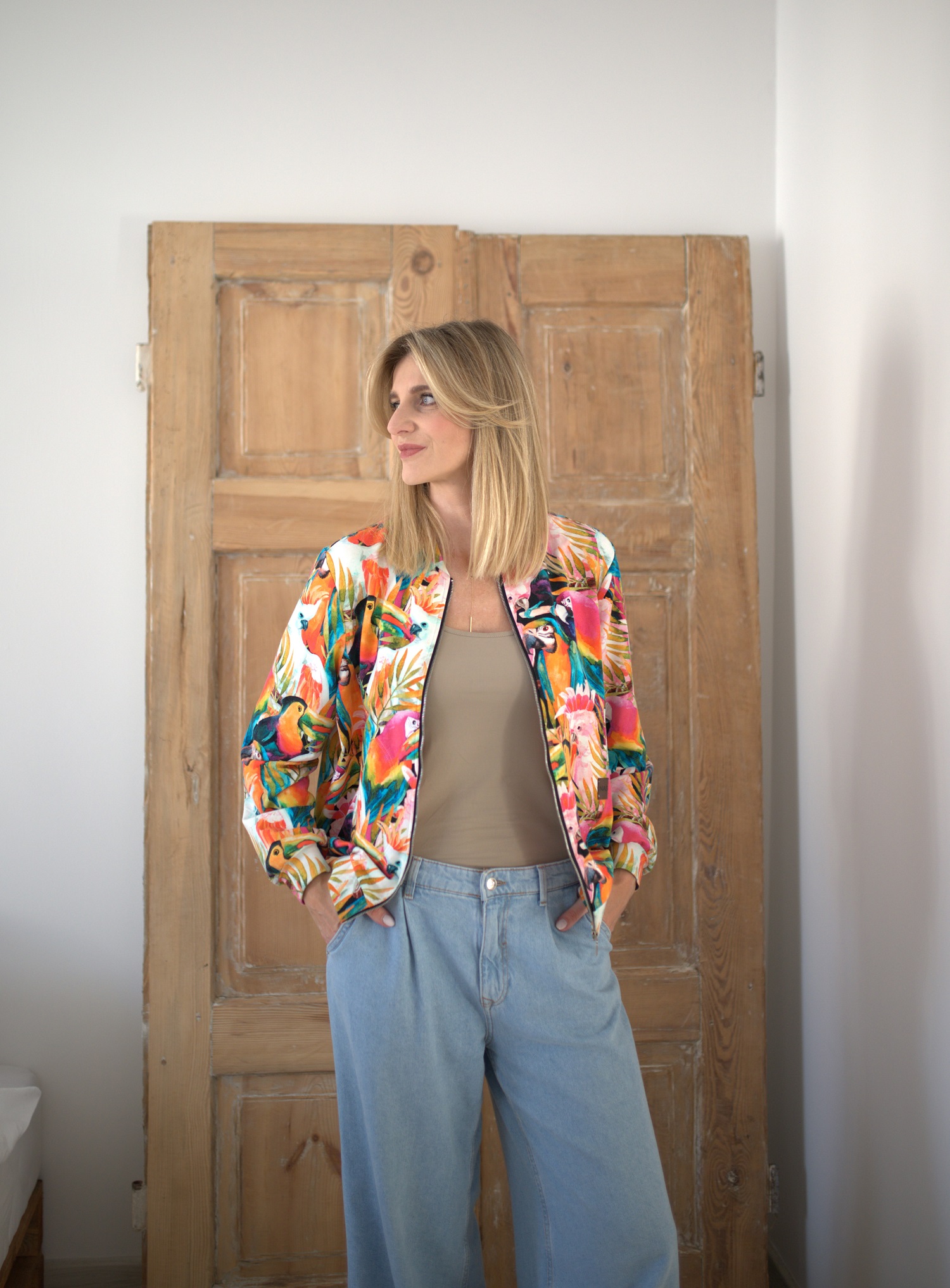 Bomberka oversize papugi - obrazek 3