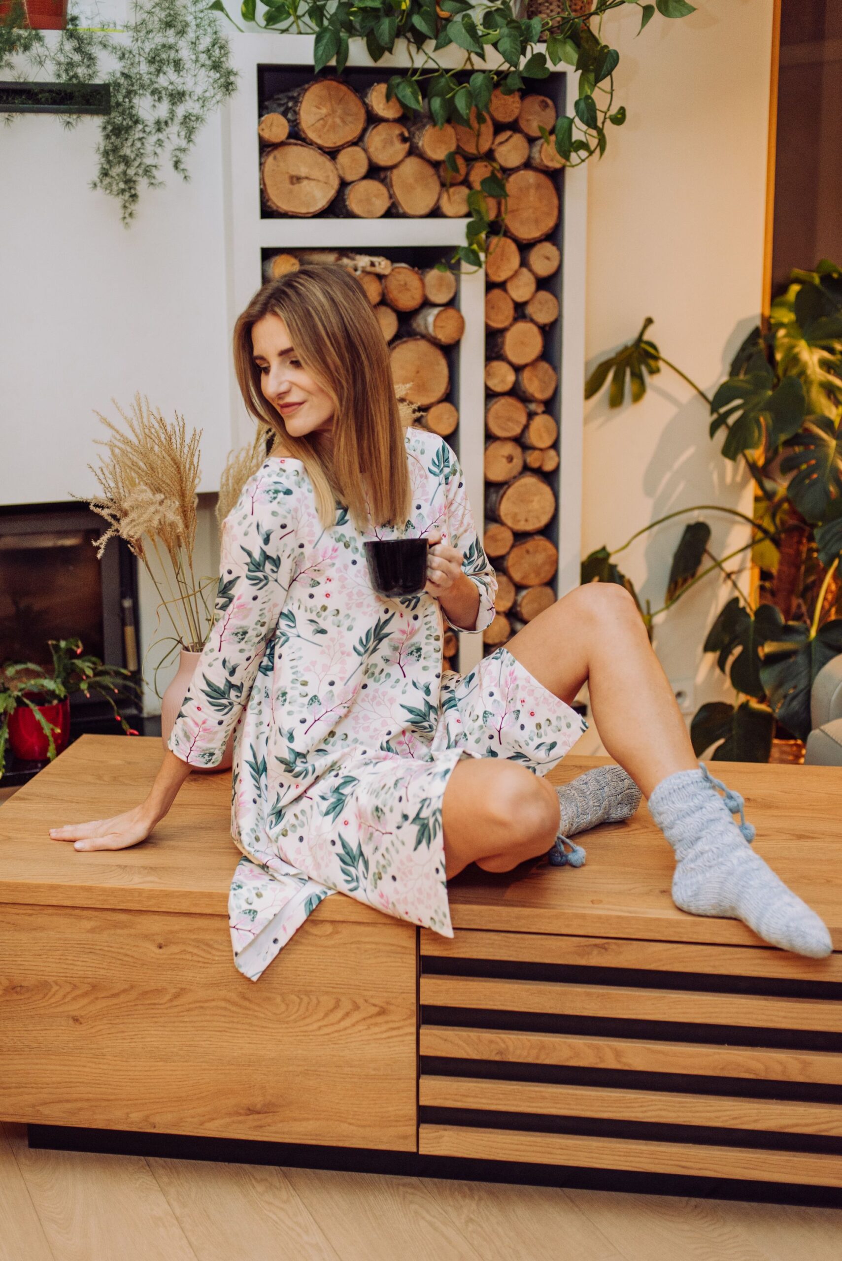 Koszula nocna herbal - obrazek 2