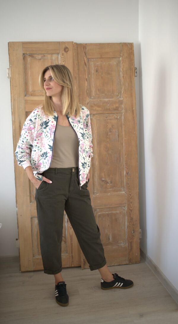 Bomberka oversize herbal jasne