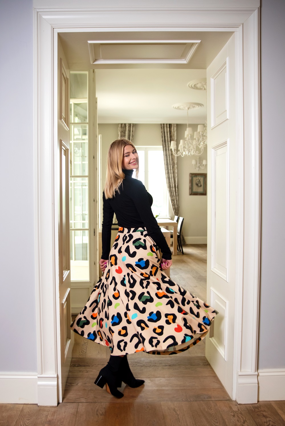 Spódnica Flora gepard - obrazek 2