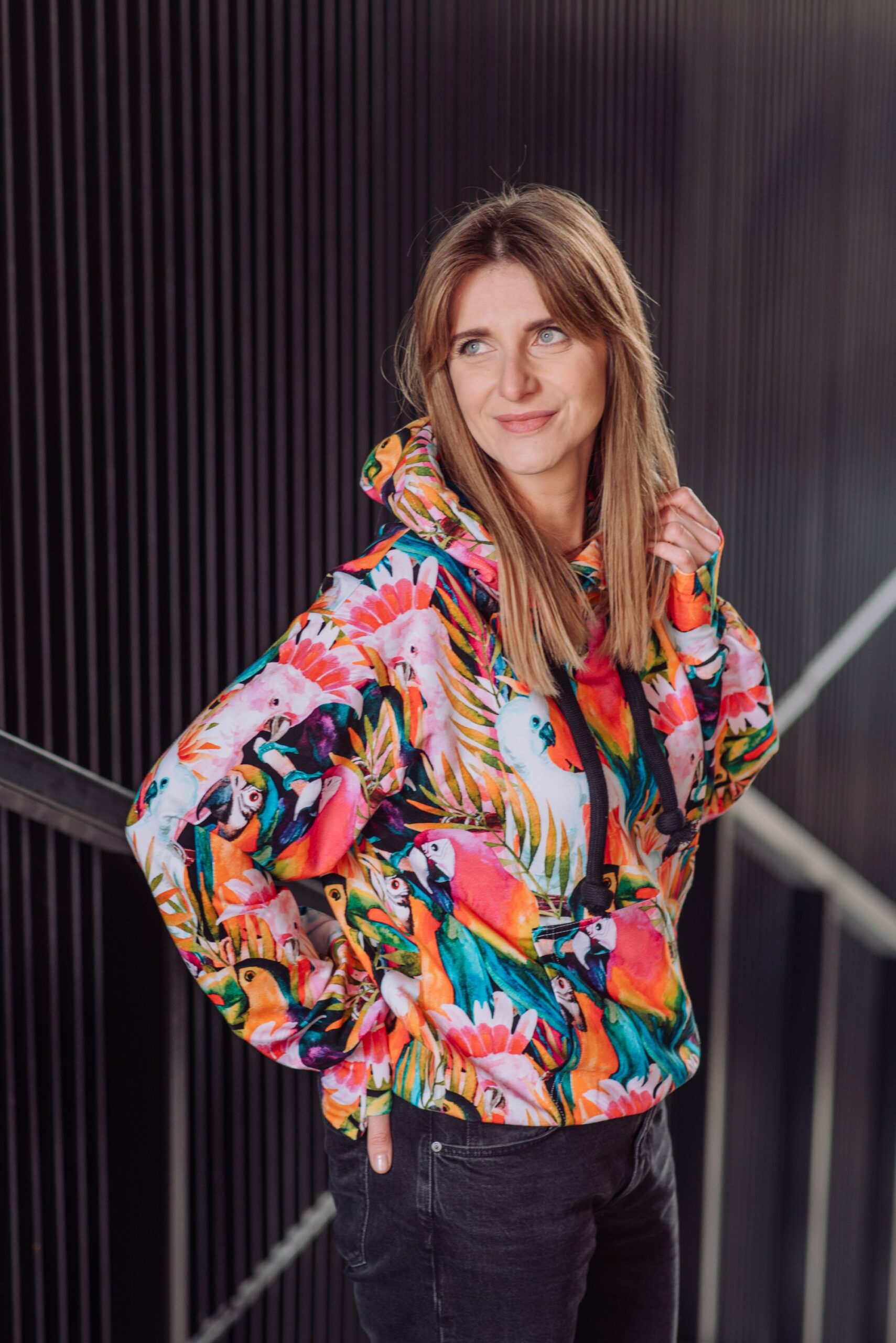 Bluza Clasic Kangurka papugi - obrazek 4