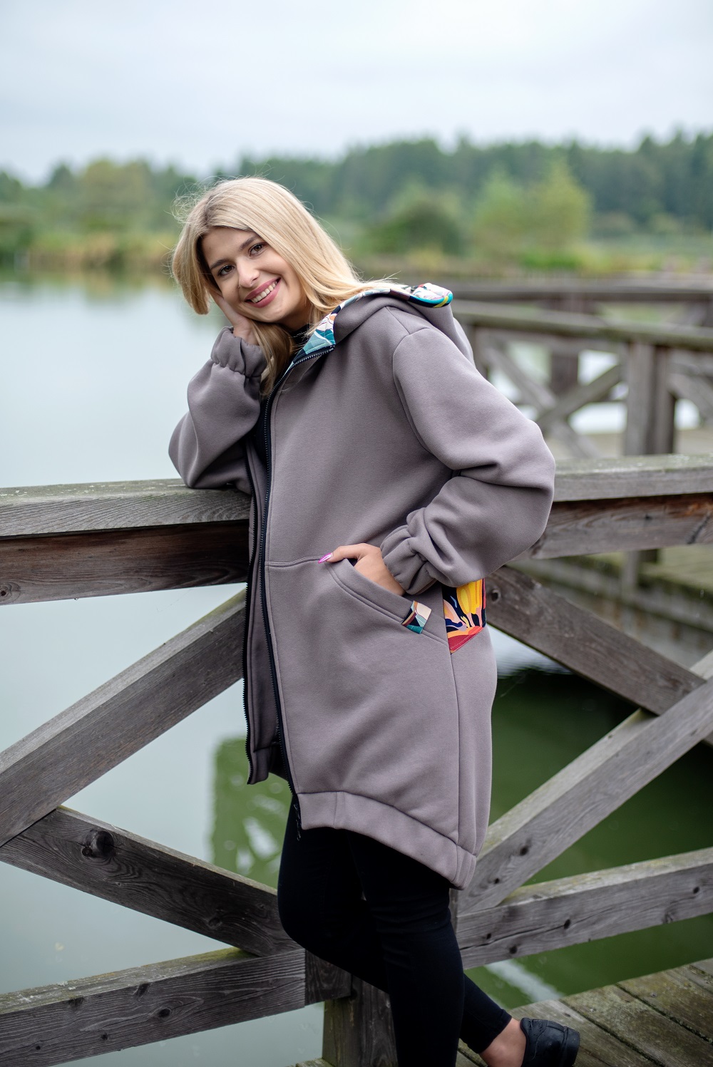 Bluza elastic Gray - obrazek 4