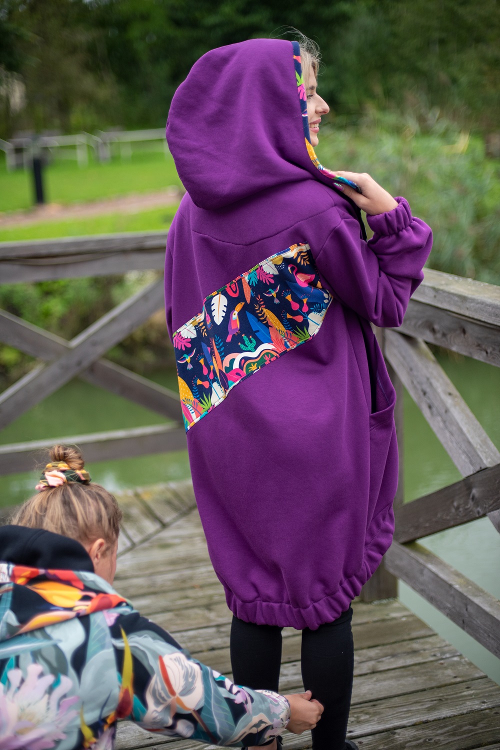 Bluza elastic fiolet - obrazek 5