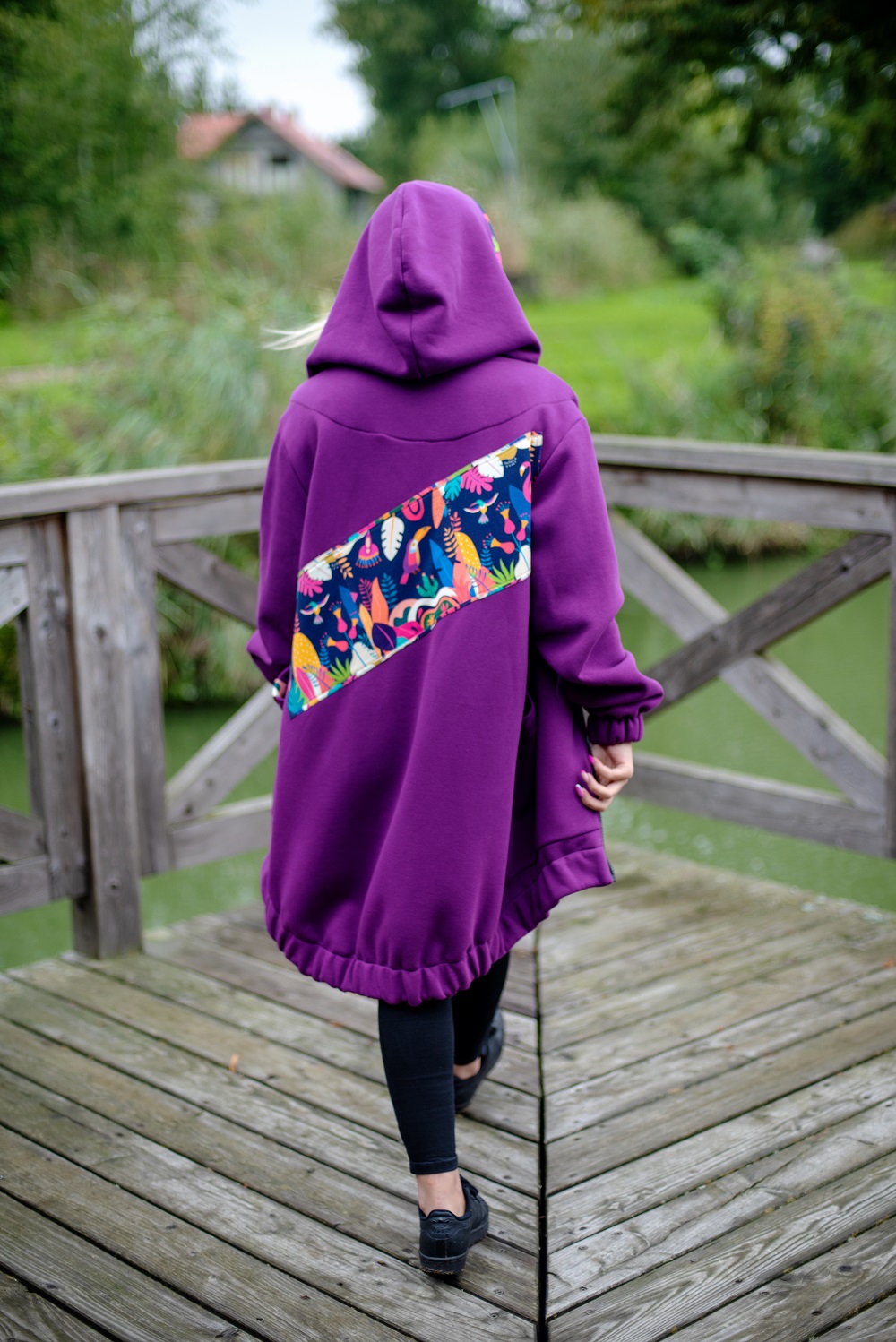 Bluza elastic fiolet