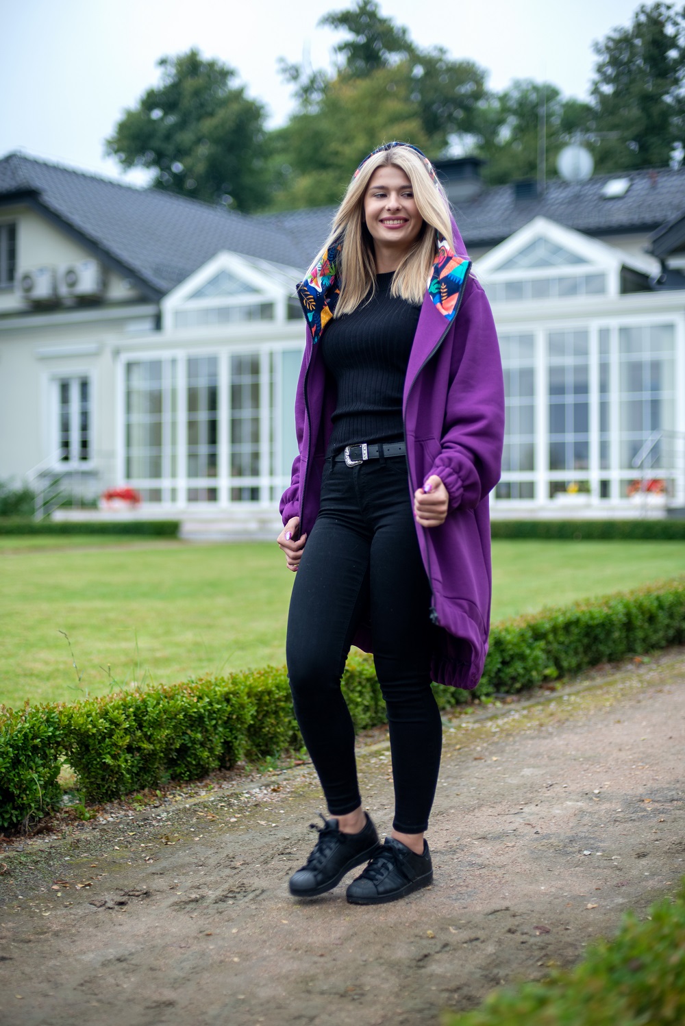 Bluza elastic fiolet - obrazek 8