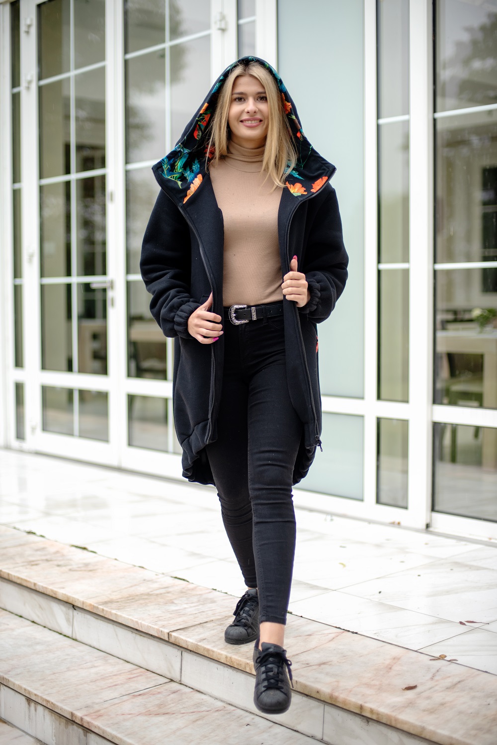 Bluza elastic Black - obrazek 2