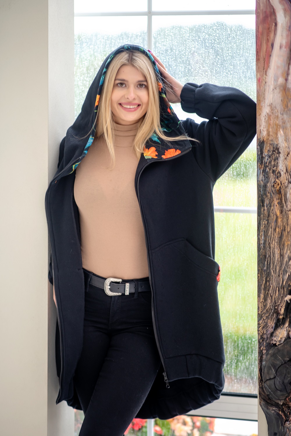 Bluza elastic Black - obrazek 3