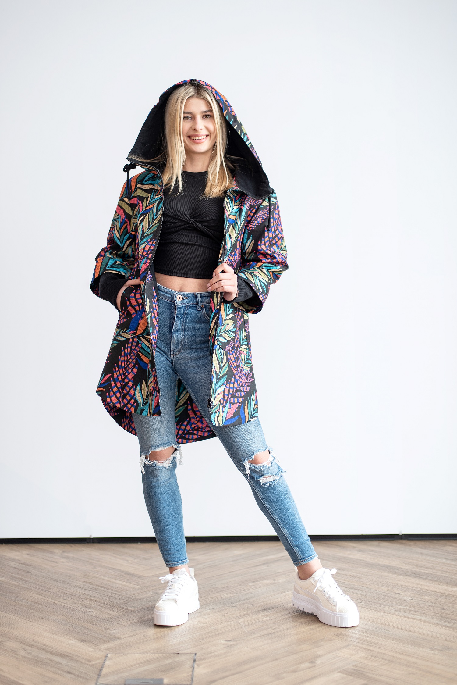 Kurtka Spring liście-pióra - obrazek 6