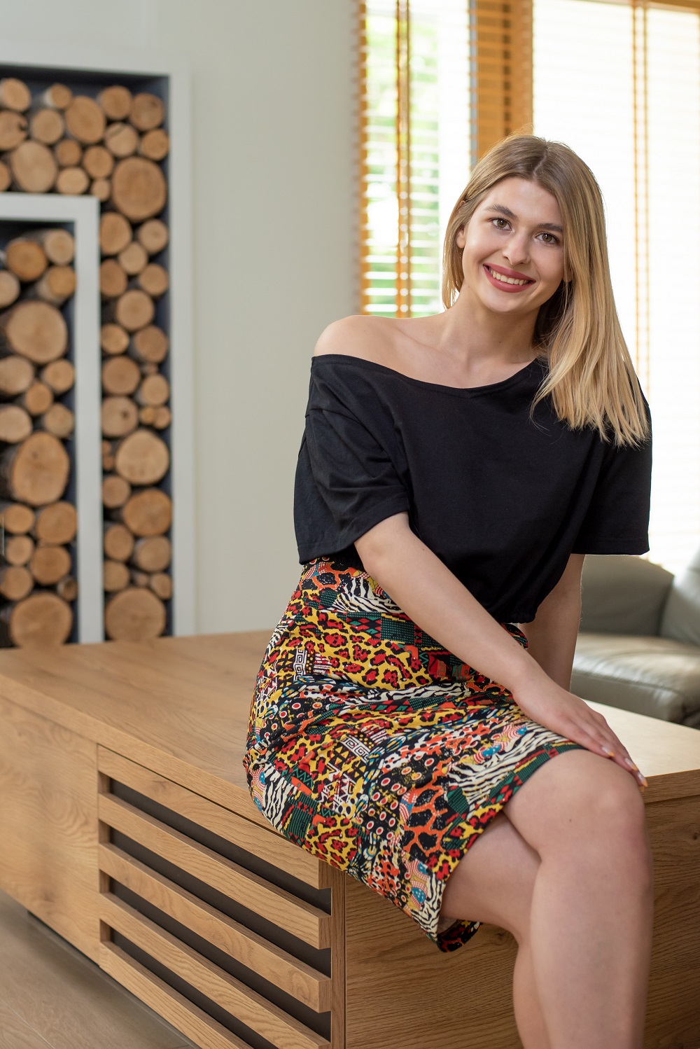 Spódnica klasyczna ołówkowa Kenia - obrazek 3