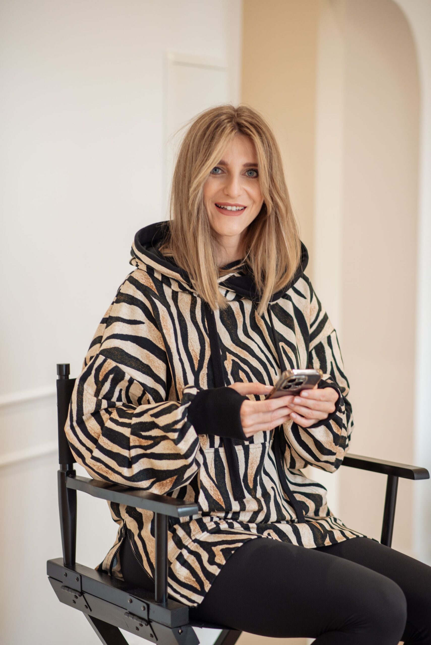 Bluza oversize Nina Zebra - obrazek 9