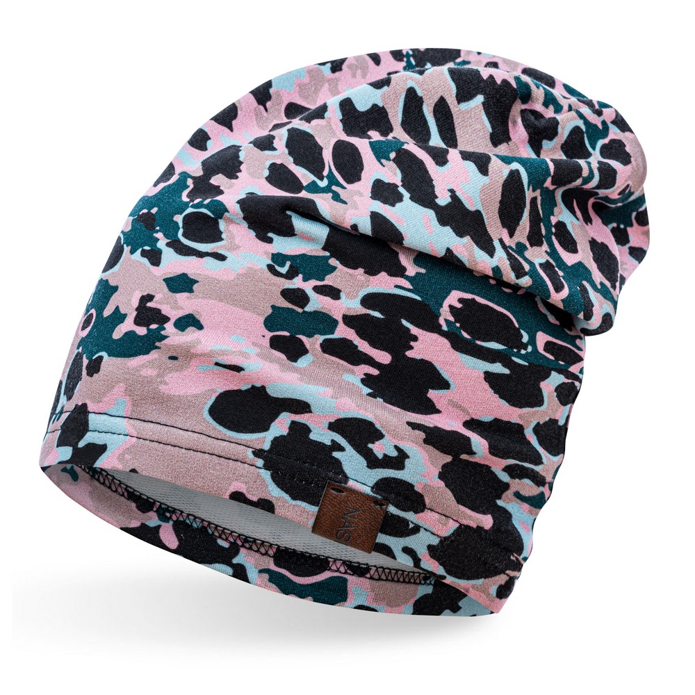 Czapka bawełniana różowa pantera