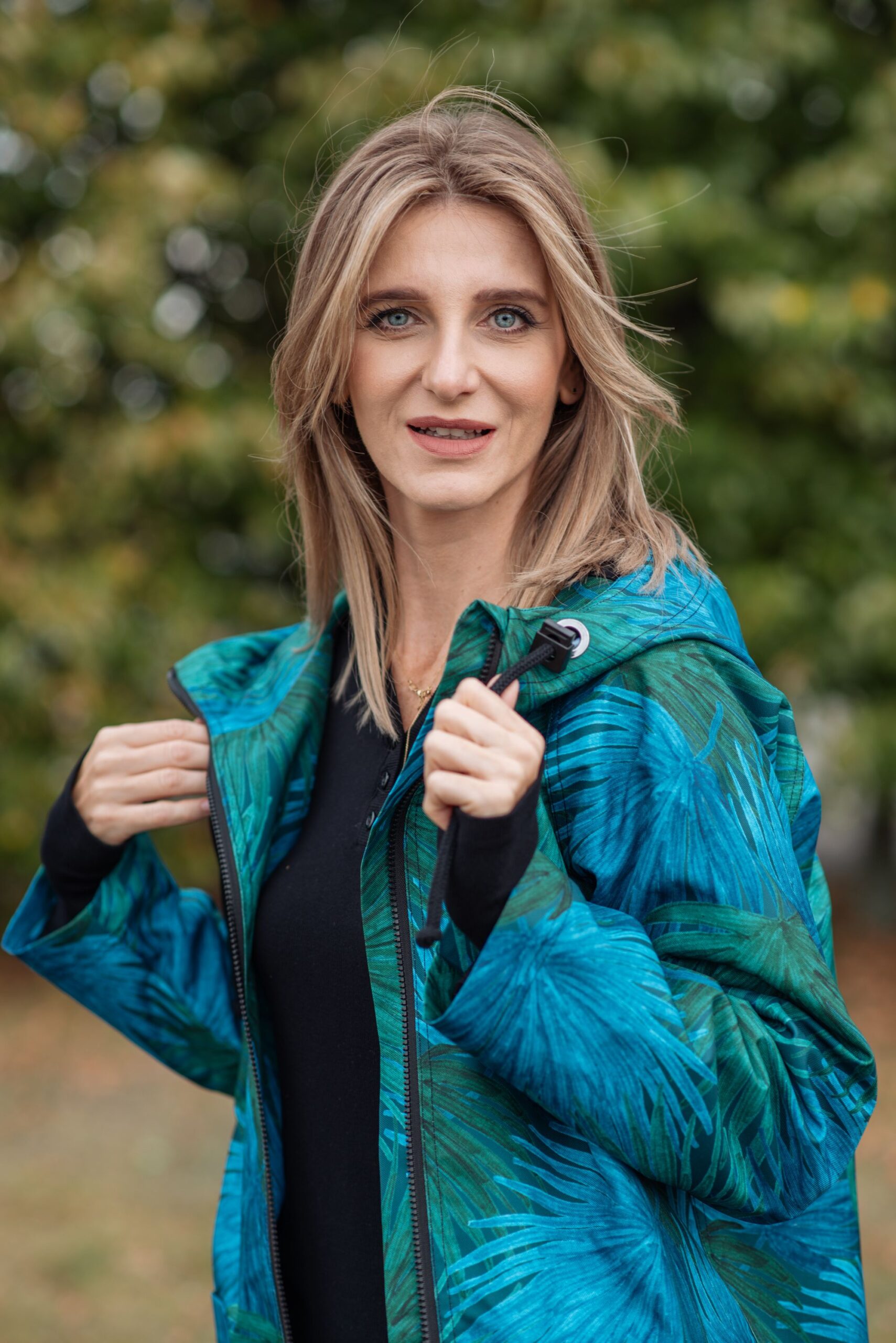 Kurtka przejściowa, morskie liście - obrazek 8