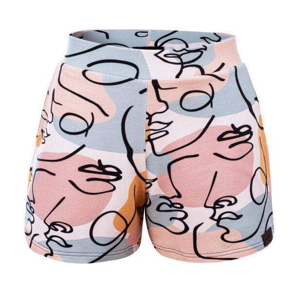 Szorty dresowe spodenki twarze