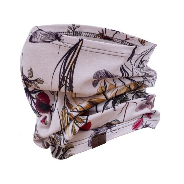 Kominek do biegania, pod szyję, dzika róża