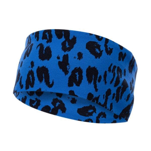 Opaska do biegania, kobaltowa pantera
