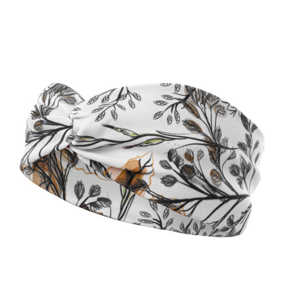 Opaska do biegania z węzłem, dzika róża