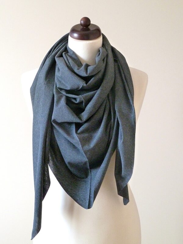 Chusta grafitowy melanż