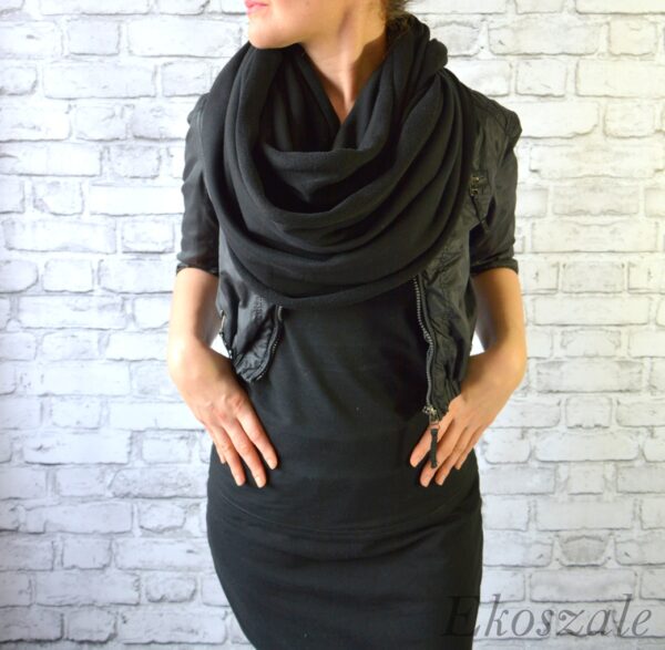 Komin dresowy czarny