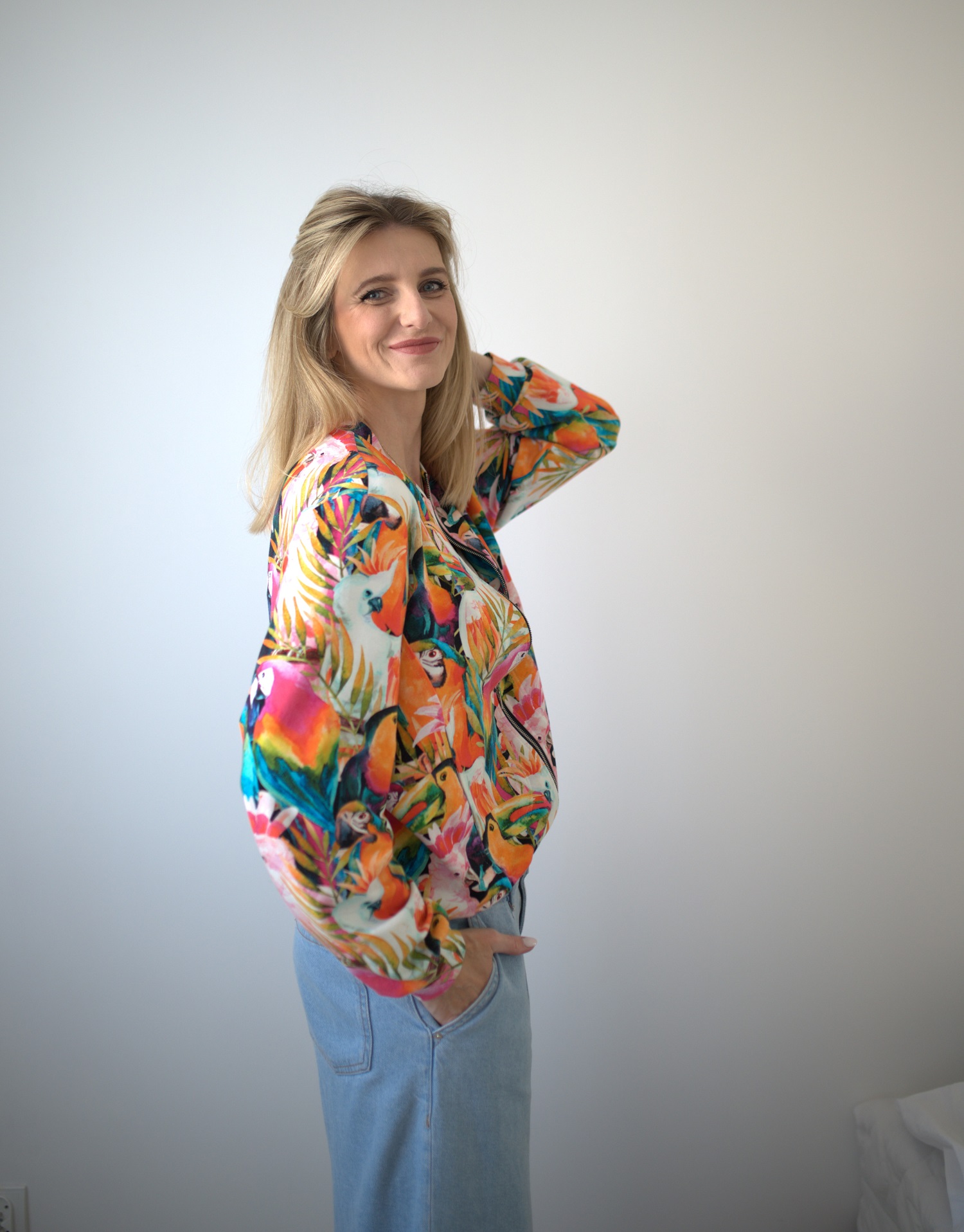 Bomberka oversize papugi - obrazek 2