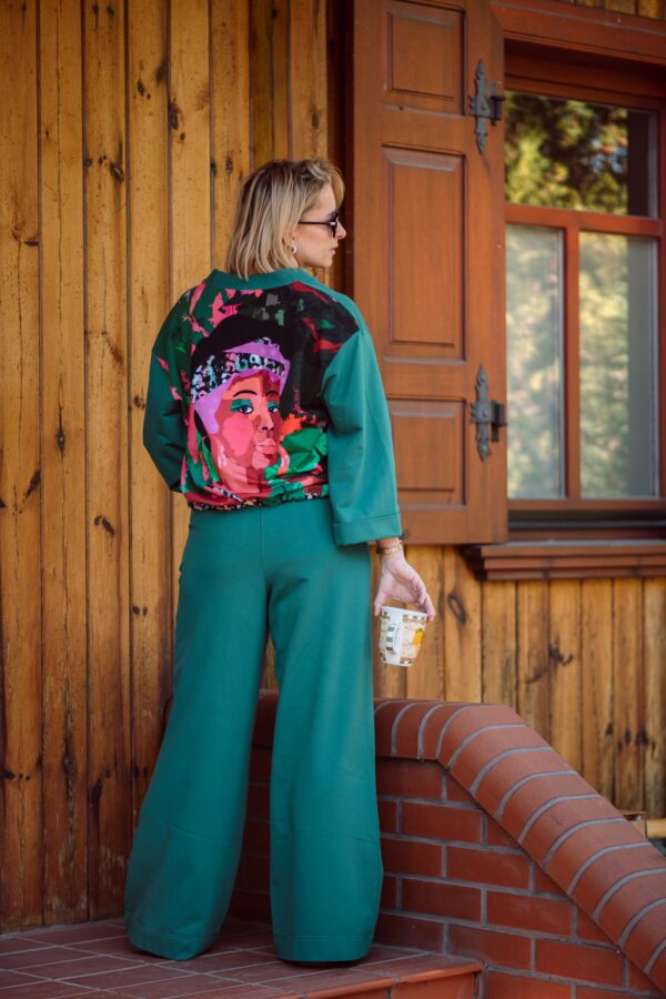 komplet women Zena butelkowa zieleń