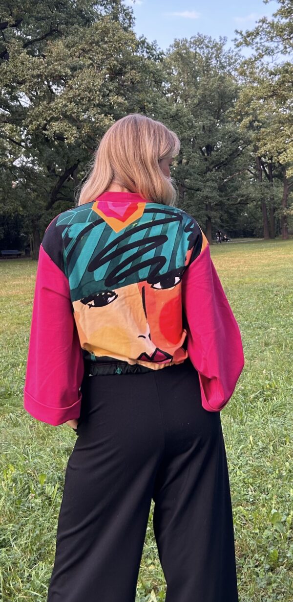 Komplet women Pabla różowo-czarna